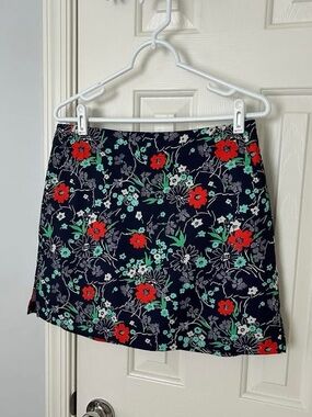 Comfort Classy Floral Skort with Pockets for Golf, Hiking, Outdoor, Vacation